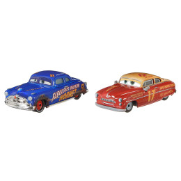 "Тачки 3" Док Хадсон на грунтовой дороге и Джет Робинсон  /  Hudson Hornet and  Jet Robinson