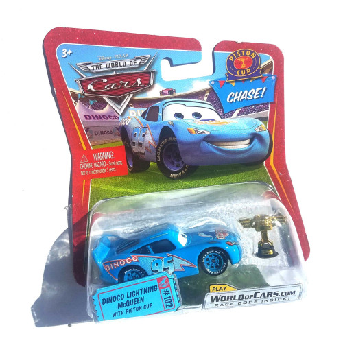 "Тачки" МакКвин Диноко и кубок поршня  / Dinoco Lightning McQueen with piston cup